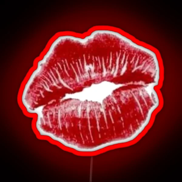 Red Lips RGB Neon Sign