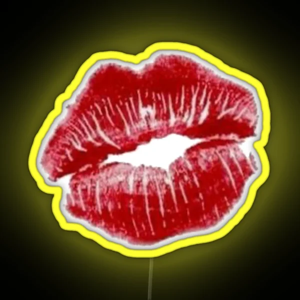 Red Lips RGB Neon Sign