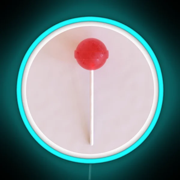 Red Lolly RGB Neon Sign