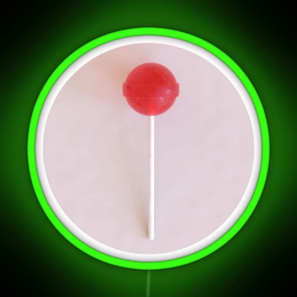 Red Lolly RGB Neon Sign
