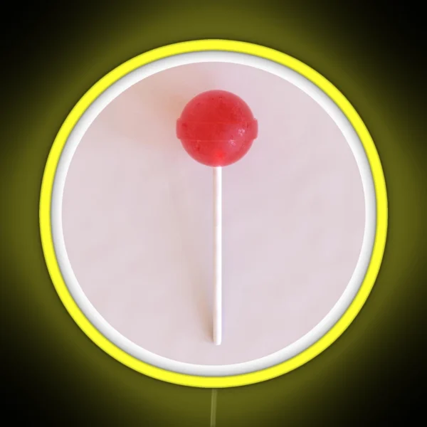 Red Lolly RGB Neon Sign