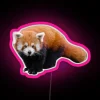 RGB LED Art Sign for Modern Red Panda Enthusiasts Home Decor