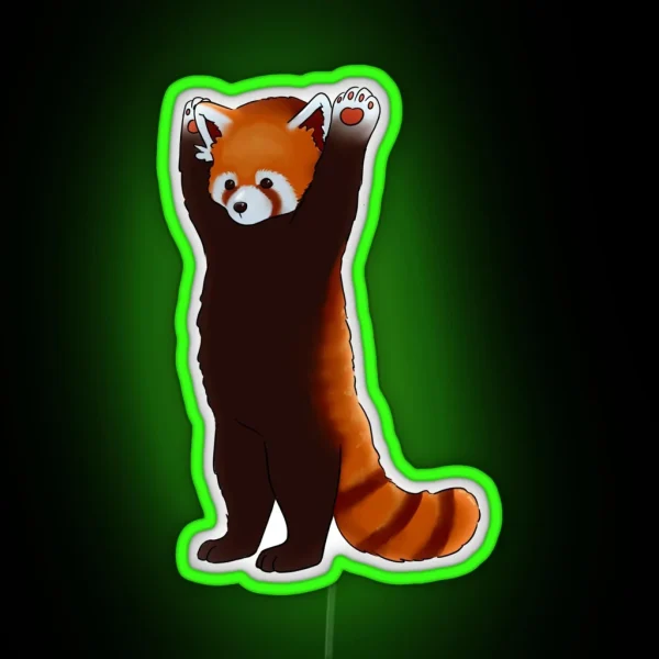 Red Panda RGB Neon Sign