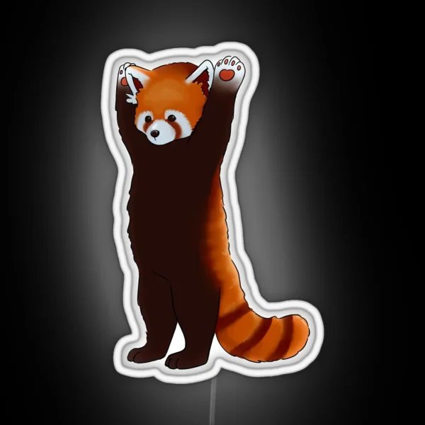 Red Panda RGB Neon Sign