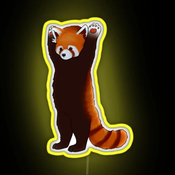Red Panda RGB Neon Sign