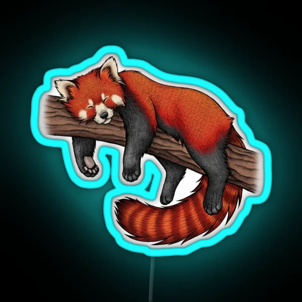 Red Panda RGB Neon Sign