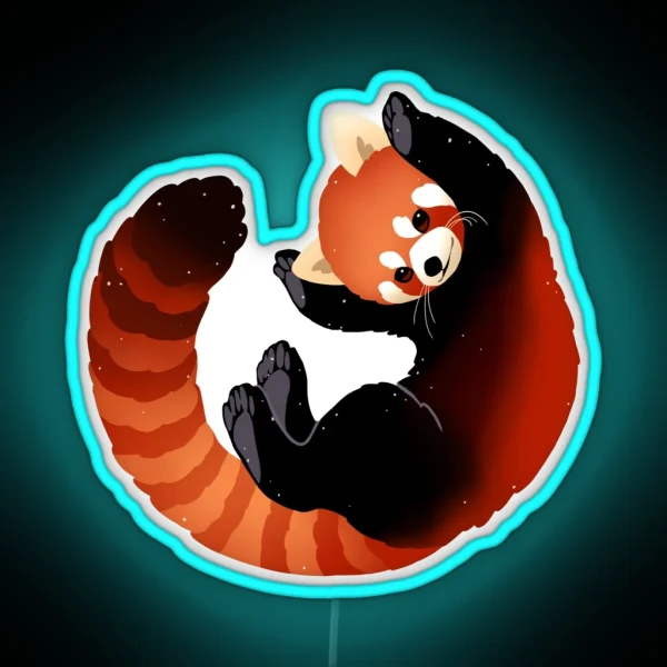 Red Panda RGB Neon Sign