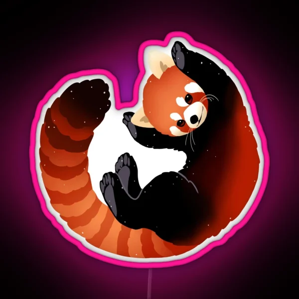 Red Panda RGB Neon Sign
