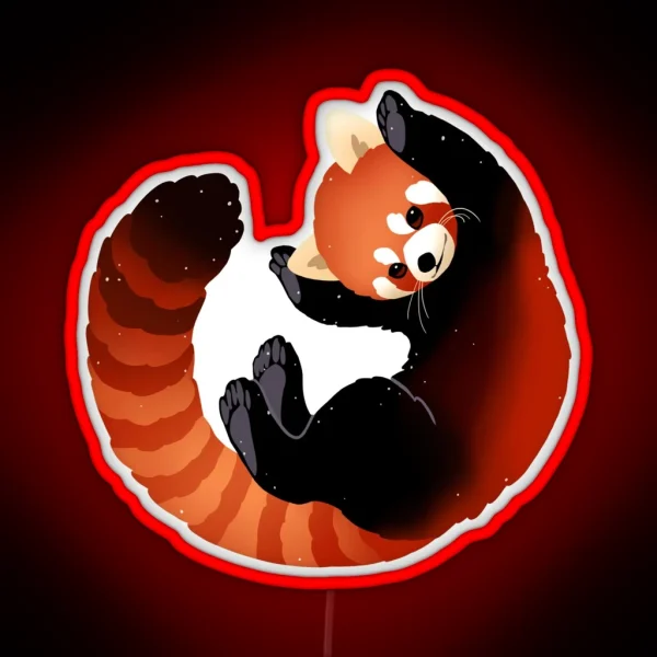 Red Panda RGB Neon Sign