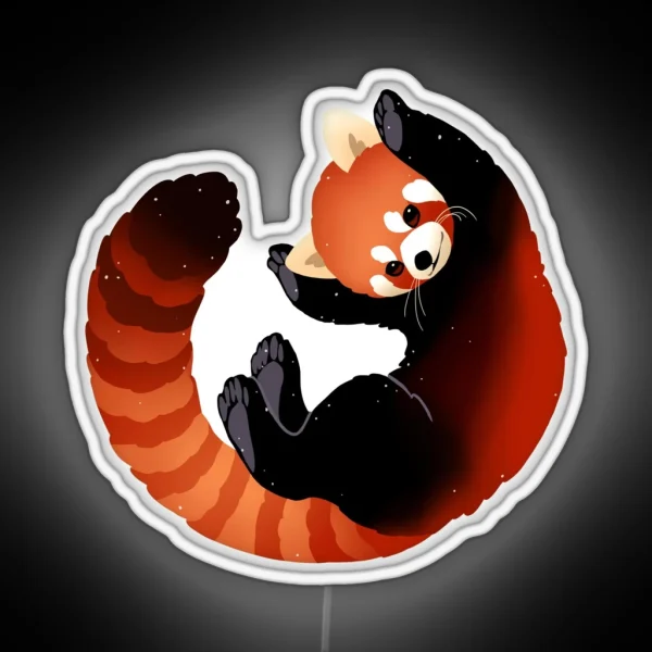 Red Panda RGB Neon Sign