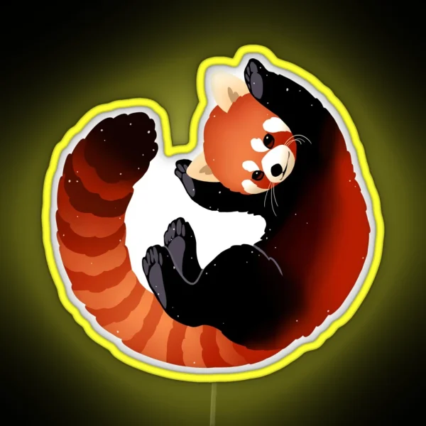 Red Panda RGB Neon Sign