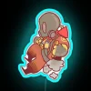 Vibrant Team Fortress 2 Red Pyro Neon Sign with RGB Lighting