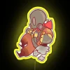 Modern Red LED Neon Sign with Team Fortress 2 theme
