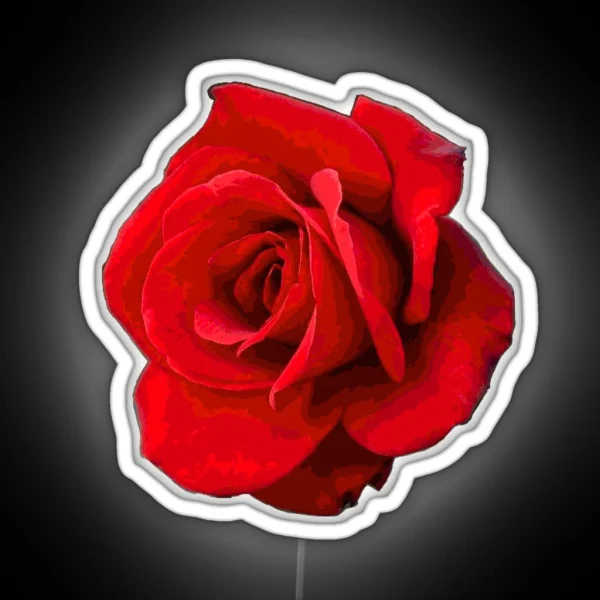 Red Rose RGB Neon Sign