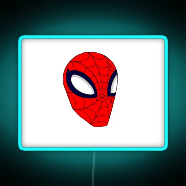 Red Spider Hero RGB Neon Sign