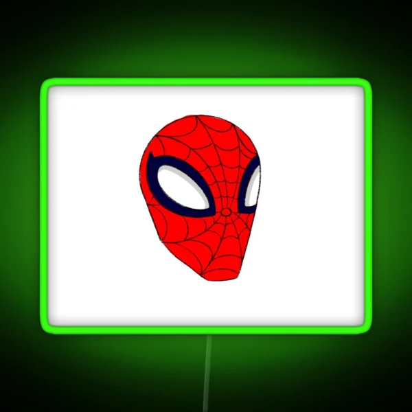 Red Spider Hero RGB Neon Sign