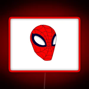 Red Spider Hero RGB Neon Sign