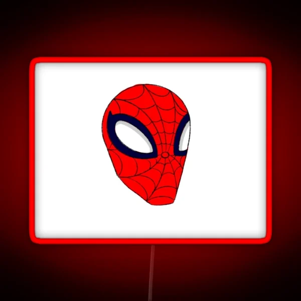 Red Spider Hero RGB Neon Sign