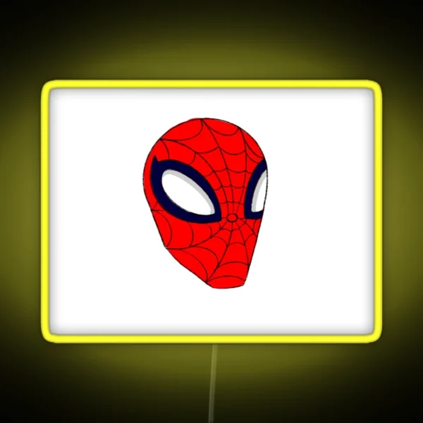 Red Spider Hero RGB Neon Sign