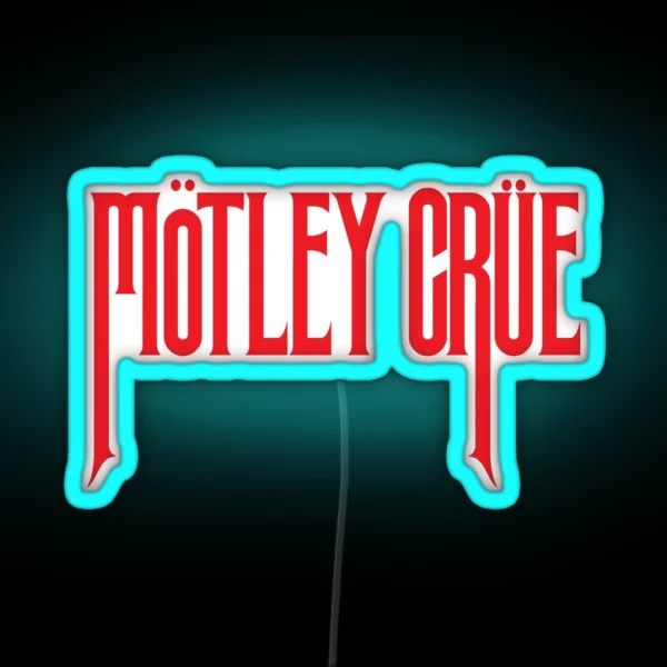 Red Stright Crues RGB Neon Sign