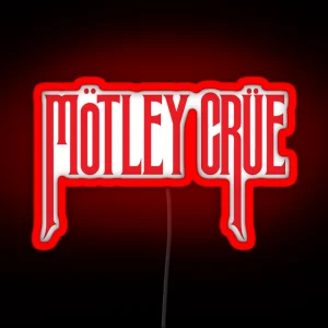 Red Stright Crues RGB Neon Sign
