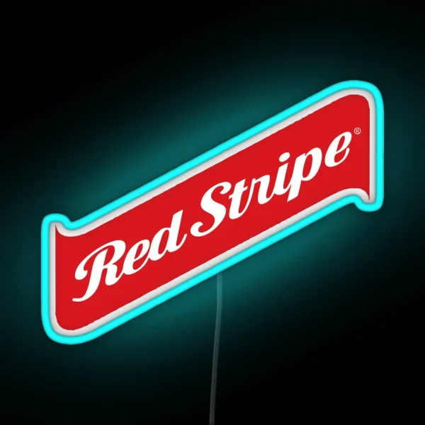 Red Stripe RGB Neon Sign