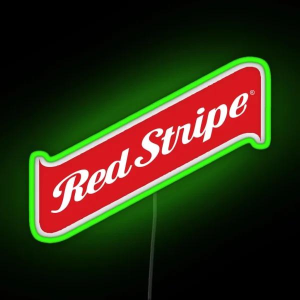 Red Stripe RGB Neon Sign