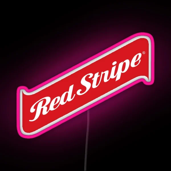 Red Stripe RGB Neon Sign