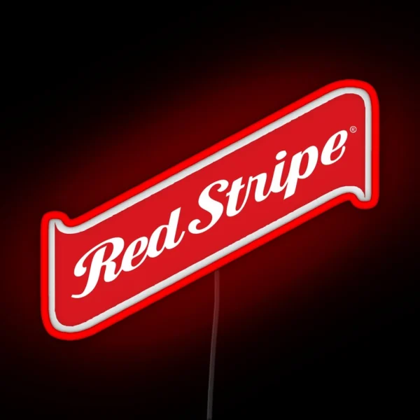 Red Stripe RGB Neon Sign