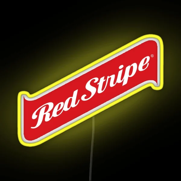Red Stripe RGB Neon Sign
