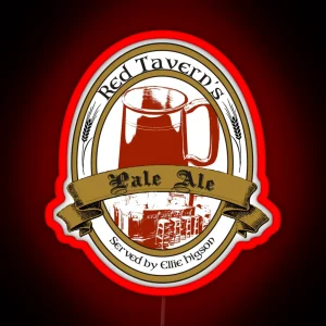Red Tavern S Pale Ale RGB Neon Sign