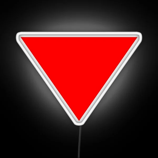 Red Triangle Right To Resist RGB Neon Sign