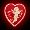 Add vibrant love to your space with this red heart.