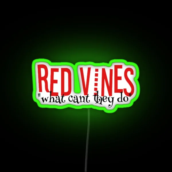 Red Vines AVPS RGB Neon Sign