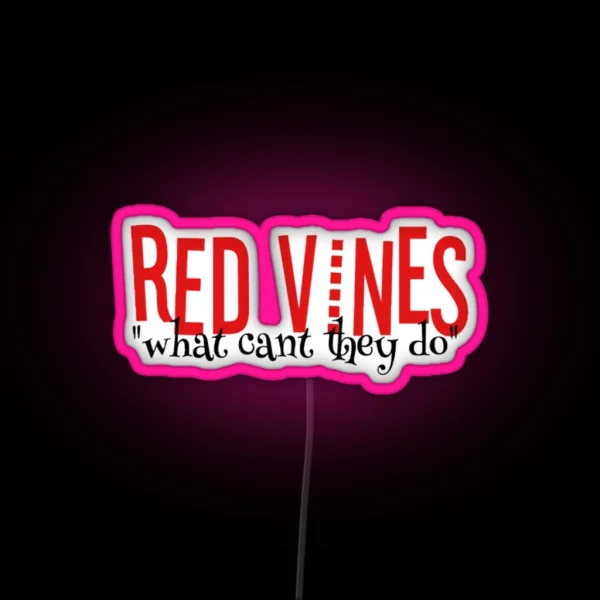 Red Vines AVPS RGB Neon Sign