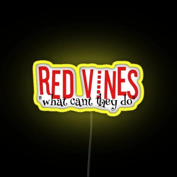 Red Vines AVPS RGB Neon Sign