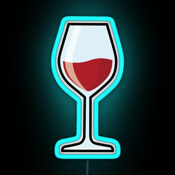 Red Wine RGB Neon Sign