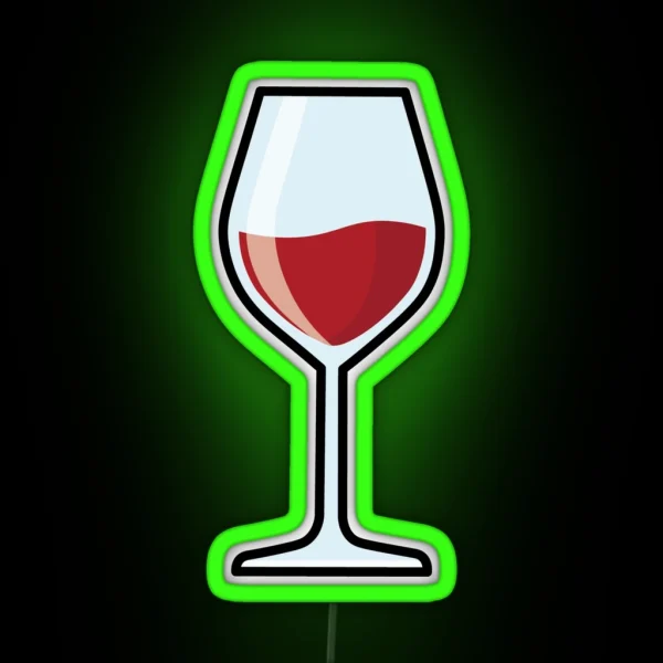 Red Wine RGB Neon Sign