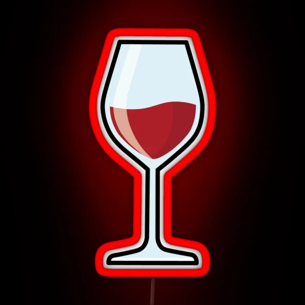 Red Wine RGB Neon Sign