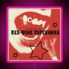 RGB LED wine bar decor with red supernova ambiance effect