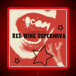 Red Wine Supernova RGB Neon Sign