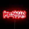 Customizable Redman inspired neon sign with multicolor RBG illumination options.