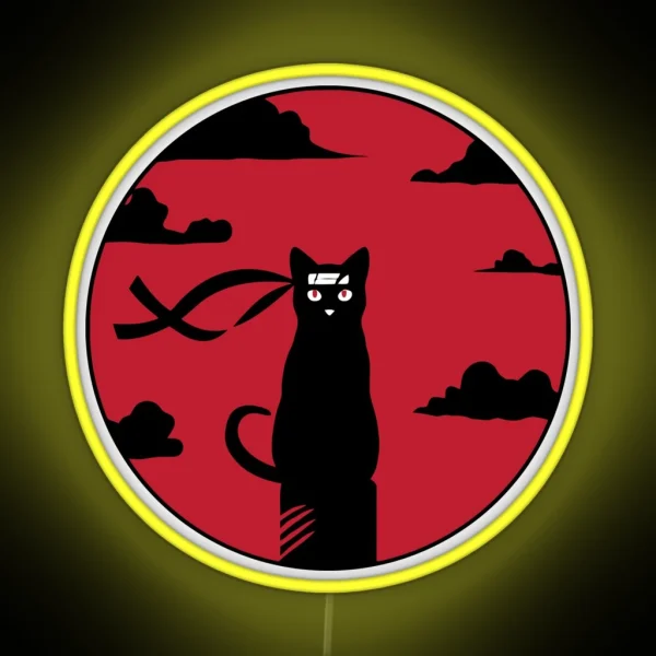 Redmoon Ninja Cat Slaughter RGB Neon Sign