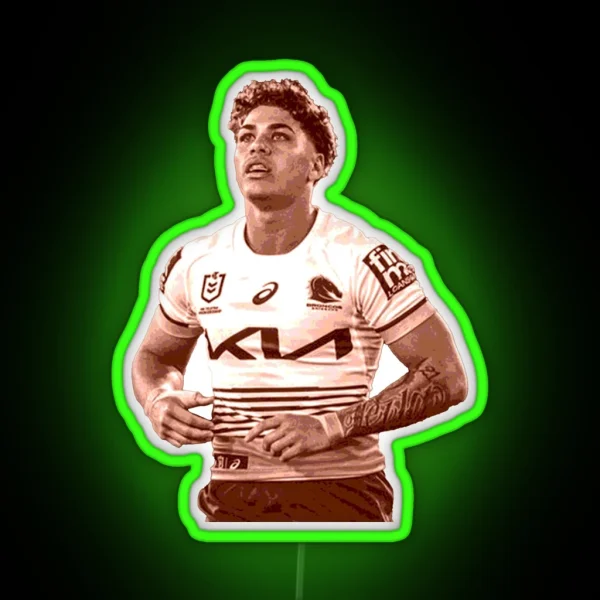 Reece Walsh Hot Orange Posterised RGB Neon Sign