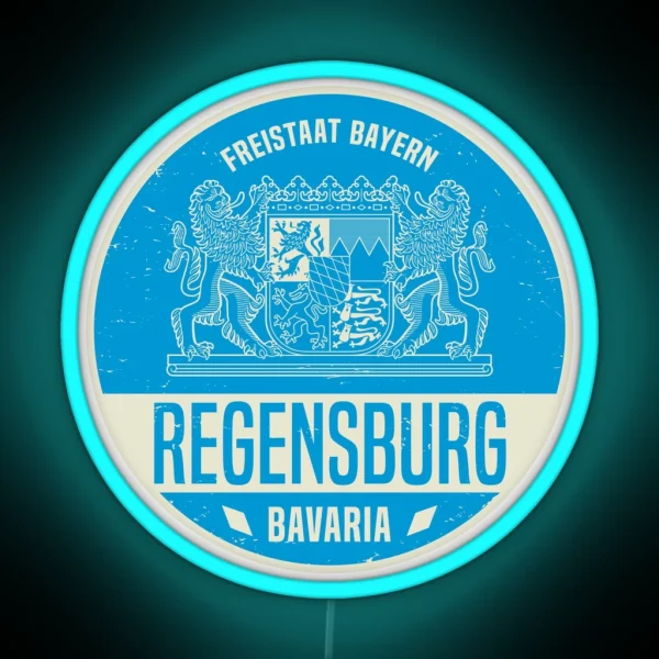 Regensburg Bavaria Germany RGB Neon Sign