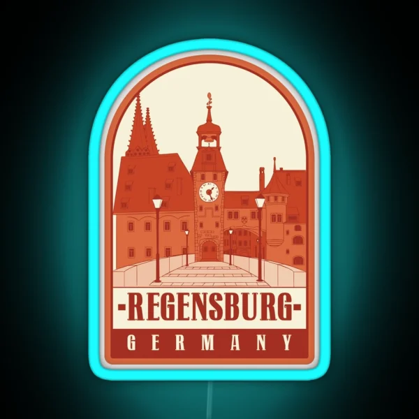 Regensburg Germany RGB Neon Sign