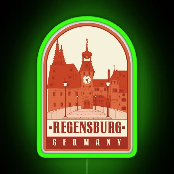 Regensburg Germany RGB Neon Sign