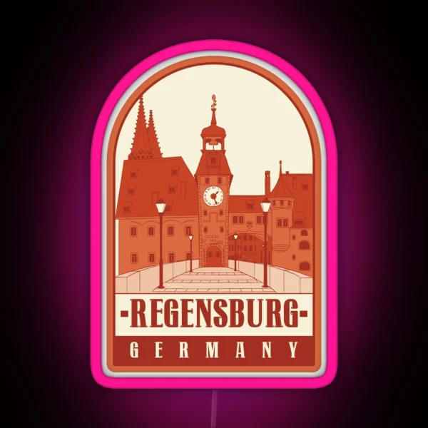 Regensburg Germany RGB Neon Sign