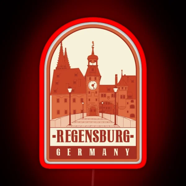 Regensburg Germany RGB Neon Sign