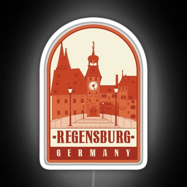 Regensburg Germany RGB Neon Sign